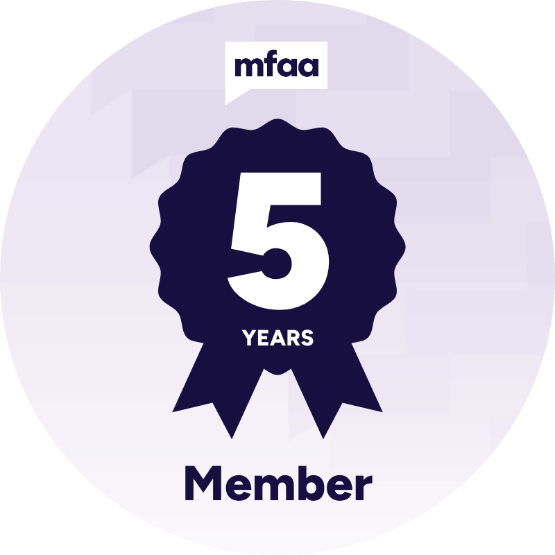 MFAA member for 5 years